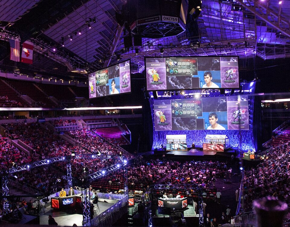 Esports tournament arena met publiek - BLAST Premier Rotterdam 2026